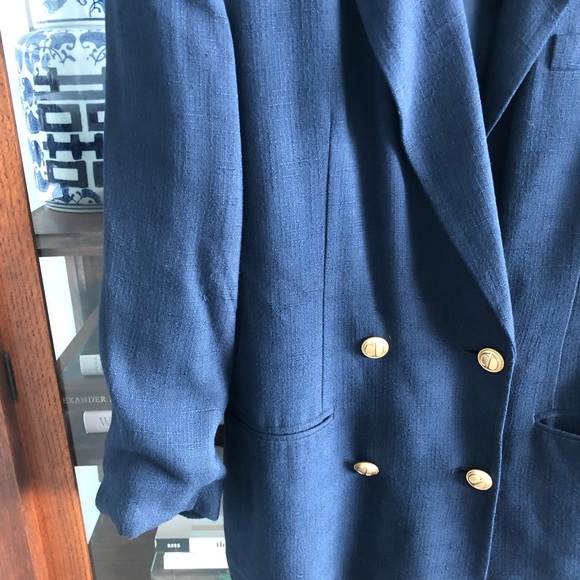 Vintage DIOR Navy Blazer - Picture 3 of 8